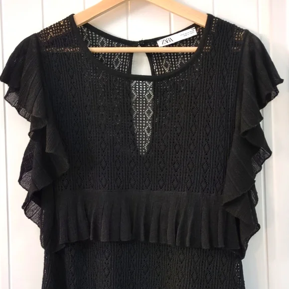 Zara Lace Knit Dress - Picture 3 of 7